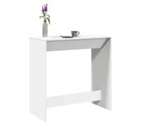 vidaXL Bar Table Kitchen Counter Table Bistro Table White Engineered Wood