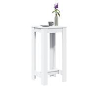 Bar Table White Engineered Wood 51x50x103.5 cm Pub Table for Kitchen Urban Loft