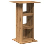 Bar Table with Storage Kitchen Pub Table Bistro Table Engineered Wood vidaXL