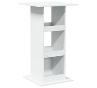 vidaXL Bar Table with Storage White 60x60x102 cm Engineered Wood
