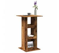 Bar Table with Storage Old Wood 60x60x102 cm Engineered Wood Berkfield Home Brown One Size