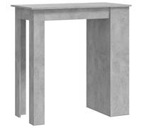 Bar Table with Storage Rack Bar High Table Pub Table Engineered Wood vidaXL