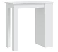 Bar Table with Storage Rack Bar High Table Pub Table Engineered Wood vidaXL