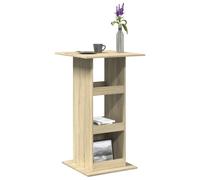 Bar Table with Storage Sonoma Oak 60x60x102 cm Engineered Wood Berkfield Home Brown One Size