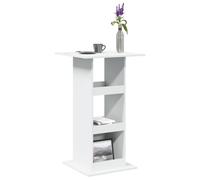 Bar Table with Storage White 60x60x102 cm Engineered Wood Berkfield Home White One Size