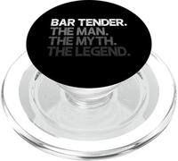 Bar Tender Bartender The Man Myth Legend Gift PopSockets PopGrip for MagSafe