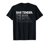 Bar Tender Bartender The Man Myth Legend Gift T-Shirt