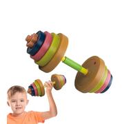 Bar Toy for Kids: Adjustable Weight Training Kit, Durable Exercise Equipment, Role Play Strength Building Toys, Active Physical Activity Equipment