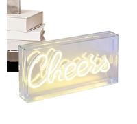 Bar Trolley Sign - 3D Neon Bar Sign with USB - Illuminated Desk Decoration | For Environments Like Home Area Man Apartment University Wedding Club To Drink Competition And Hall