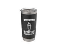 Bar Work Night Shift Late Shift Behind The Counter Bartender Stainless Steel Insulated Tumbler
