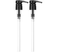 Bar5F Best Shampoo/Conditioner Dispenser Pump for 1 L (33.8 oz.) Bottles, Black, Pack of 2