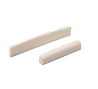 Barabesty 12 Strings Acoustic Guitar Bone Bridge Saddle Nut for Folk Guitar 49mm/76mm Guitar