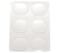 Barabesty 18 Pieces Drum Damper Pads Silicone Drums For Drums Tone Control-Clear