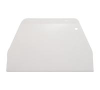 Barabesty 19 cm x 12.5cm Flat White Plastic Cake Decorator Dough Scraper Tool