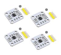 Barabesty 4Pcs AS5600 Magnetic Encoder Magnetic Induction Measurement Sensor Module 12Bit High