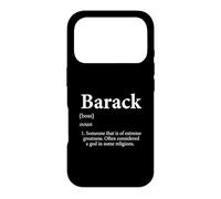 Barack Definition Funny Name Boy Birthday Gift For Barack Case for iPhone 17 Pro