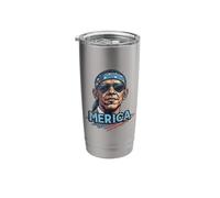 Barack Obama 4th of July Merica Stainless Steel Insulated Tumbler