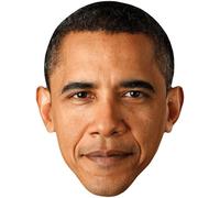 Barack Obama (Brown Hair) Big Head. Larger than life mask.