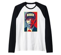 Barack Obama Joe Biden Hat 2020 Election USA Democrat Raglan Baseball Tee