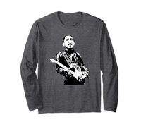 Barack Obama Playing Guitar 44th President Patriotic Long Sleeve T-Shirt