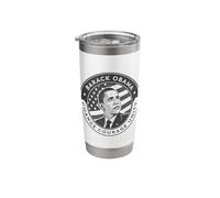 Barack Obama Tribute Art Change Courage Unity Human Rights Stainless Steel Insulated Tumbler