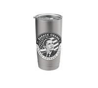 Barack Obama Tribute Art Change Courage Unity Human Rights Stainless Steel Insulated Tumbler