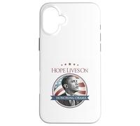 Barack Obama Tribute Art Hope Lives On Case for iPhone 16 Plus