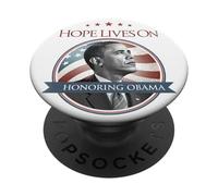 Barack Obama Tribute Art Hope Lives On PopSockets Adhesive PopGrip