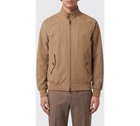 BARACUTA Cotton Blend Bomber Jacket with High Collar and Zip Closure - Size: 40 - male