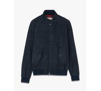 Baracuta G9 Suede Harrington Jacket - Navy
