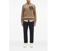 Baracuta x Barbour Miller ribbed panelled-pocket jumper - Brown M-L