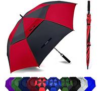 Baraida Golf Umbrella Large 157/172/182 cm Extra Large Double Dome Umbrella Ventilated Windproof Waterproof Automatic Opening Golf Umbrella for Men Women Family