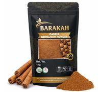 Barakah Cinnamon Powder 1kg - Premium Ground Cassia Cinnamon - 100% Natural, Non-GMO & Vegan - Aromatic Ground Spice for Baking, Cooking, Coffee, Porridge & Desserts