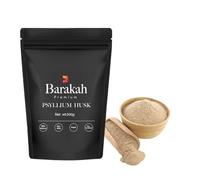 Barakah Psyllium Husk Powder 500G | Finely Ground, Unflavored Plant Based Superfood | Good Source of Fiber for Gluten-Free Baking | Vegan, Keto and Paleo | Mixed with Water, Beverages, & Juices