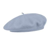 Barascon Women's Beret - Light Blue - One Size (Approx. 55-60 cm) - Made in The EU - Cashmere & Wool - Autumn/Winter