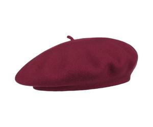Barascon Women's Beret with Cashmere - One Size (Approx. 55-60 cm) - Made in The EU - Women's Wool Beret in French Wool hat - Autumn/Winter Beret