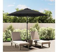 BaraSh Beach Parasol, Water Repellent, U V Light Protection, Easy to Open and Close, Garden Outdoor Parasol,Replacement Fabric for Outdoor Parasol Anthracite 300 cm