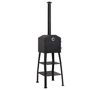 BaraSh Outdoor Pizza Oven Charcoal Fired with 2 Fireclay Stones