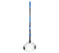 BaraSh Rolling Apple Collector with Telescopic Handle and Bucket Clip,Nut Collector Blue 127 cm Steel