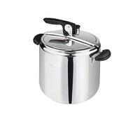 Barazzoni Amelia+ Pressure Cooker Diameter 26 cm Capacity 12 L Stainless Steel 18/10 Made in Italy 12 litres Steel and Black