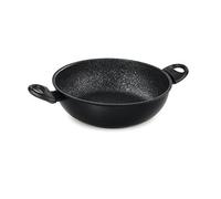 Barazzoni Granitica Extra Pan Two Handles, Innovative Marmotech 5-Layer Stone Effect, Diameter 32 cm, 5.8 litres. Made in Italy