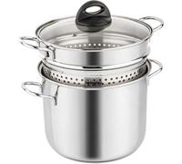 Barazzoni Pasatiola in Stainless Steel 22 cm with Glass Lid