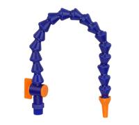 Barb Connector Flat Nozzle Plastic Coolant Pipe with Switch Adjustable Flexible Water Oil Cooling Hose 1/2inch-60cm Round nozzle with switch