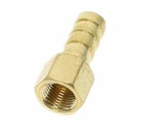 Barb Hose Connector Fittings， 1psc，Brass Barb Hose Fittings 1/8" to 1/2" Female Thread Sizes 4mm to 38mm(45724,14mm)