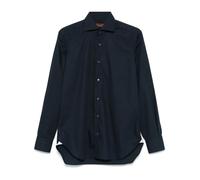 Barba spread-collar shirt - Blue 39-42-44