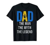 Barbadian Dad The Man The Myth The Legend T-Shirt
