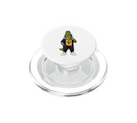 Barbadian Flag Heritage Dinosaur Pride T-Rex Barbados PopSockets PopGrip for MagSafe