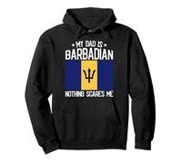Barbadian Roots Outfit Funny Barbados Heritage for Kids Pullover Hoodie