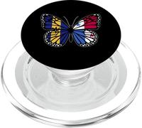 Barbados and Panama Mix Butterfly Half Bajan half Panamanian PopSockets PopGrip for MagSafe