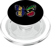 Barbados and St Kitts Mix Butterfly Half Bajan Kittitian PopSockets PopGrip for MagSafe